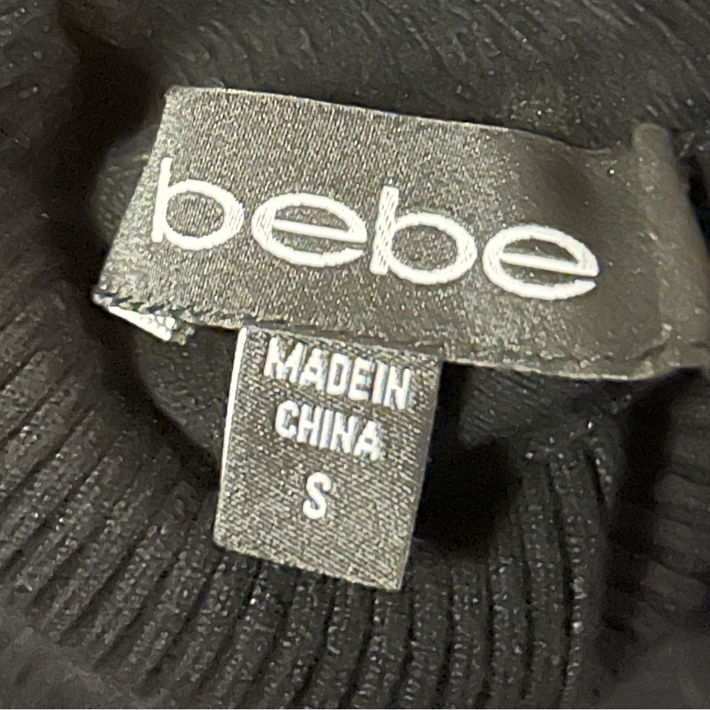 Bebe Y2K mcbling mock neck sweater - Picture 4 of 6